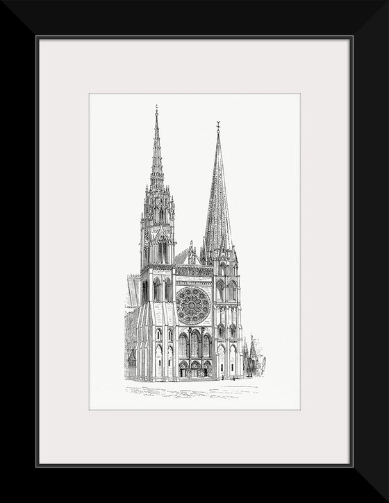 "Cathedral of Chartres (1862): A Timeless Treasure"