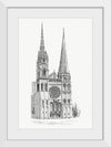 "Cathedral of Chartres (1862): A Timeless Treasure"