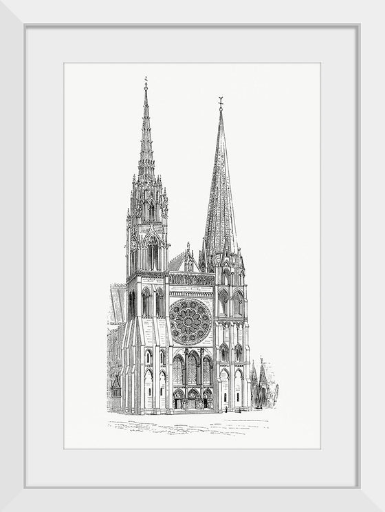 "Cathedral of Chartres (1862): A Timeless Treasure"