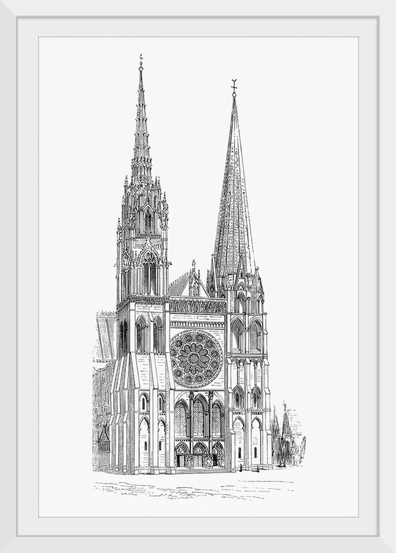 "Cathedral of Chartres (1862): A Timeless Treasure"