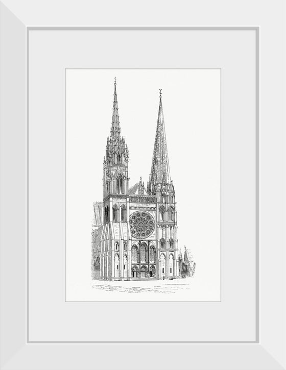 "Cathedral of Chartres (1862): A Timeless Treasure"