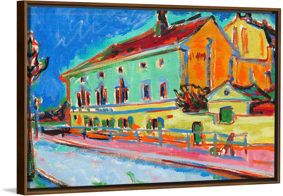 "Dance Hall Bellevue, obverse (1909–1910)", Ernst Ludwig Kirchner