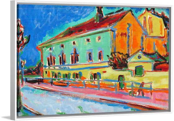 "Dance Hall Bellevue, obverse (1909–1910)", Ernst Ludwig Kirchner