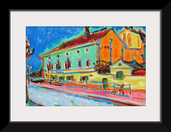 "Dance Hall Bellevue, obverse (1909–1910)", Ernst Ludwig Kirchner