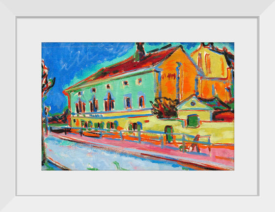 "Dance Hall Bellevue, obverse (1909–1910)", Ernst Ludwig Kirchner