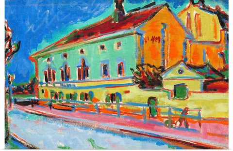 "Dance Hall Bellevue, obverse (1909–1910)", Ernst Ludwig Kirchner