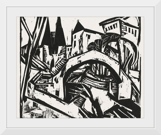 "Riverbank at Elisabeth (ca.1912–1913)", Ernst Ludwig Kirchner