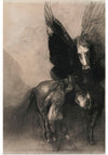 "Pegasus and Bellerophon (1888)", Odilon Redon