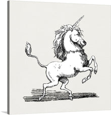  This exquisite artwork captures the majestic form of a unicorn, a creature of myth and fantasy, in mid-prance. The detailed ink sketch highlights the unicorn’s graceful movements, with its mane flowing and tail flicking in unison. The artist’s skillful rendering brings this legendary creature to life, making it a perfect piece for those who are enchanted by the mystical world. 