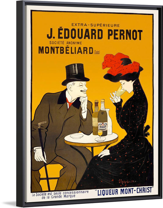 "Man and woman at a cafe (1900)", Leonetto Cappiello