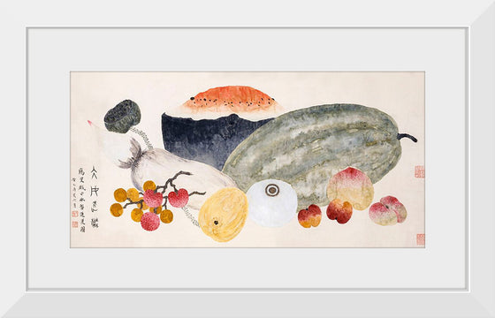 "Dish of Iced Summer Fruit (1945)", Ding Fuzhi