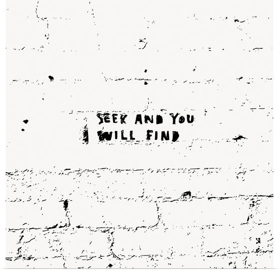 "Seek and You Will Find"