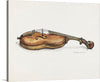 “Violin (ca.1937)” by Augustine Haugland invites you into a world of soul-stirring elegance. This exquisite piece captures the timeless grace of a classic violin—the very essence of music itself. Rendered with meticulous detail, the violin’s rich, warm hues seem to echo the melodious strains of a heartfelt symphony. 