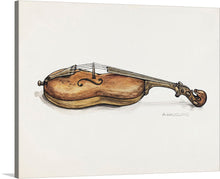  “Violin (ca.1937)” by Augustine Haugland invites you into a world of soul-stirring elegance. This exquisite piece captures the timeless grace of a classic violin—the very essence of music itself. Rendered with meticulous detail, the violin’s rich, warm hues seem to echo the melodious strains of a heartfelt symphony. 