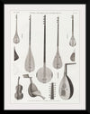 "Vintage Illustration of Antique Oriental Musical Instruments Published in 1809-1828", Edme-Francois Jomard