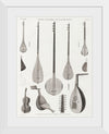 "Vintage Illustration of Antique Oriental Musical Instruments Published in 1809-1828", Edme-Francois Jomard