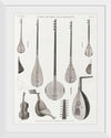 "Vintage Illustration of Antique Oriental Musical Instruments Published in 1809-1828", Edme-Francois Jomard