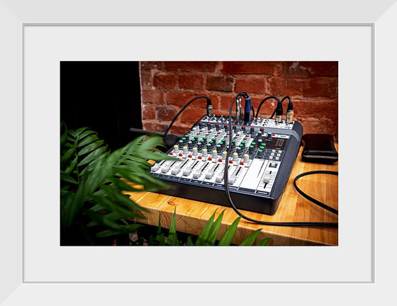 "Sound mixer with control panel"