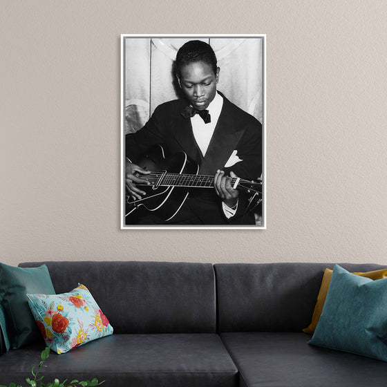 "Charlie Christian Playing a Gibson ES-150 Guitar (1939)"