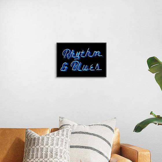 "Neon Rhythm & Blues Sign"