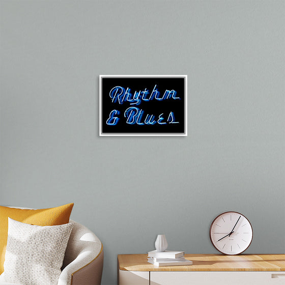 "Neon Rhythm & Blues Sign"