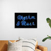 "Neon Rhythm & Blues Sign"