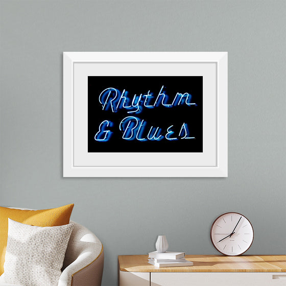 "Neon Rhythm & Blues Sign"