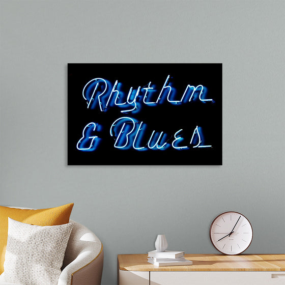 "Neon Rhythm & Blues Sign"