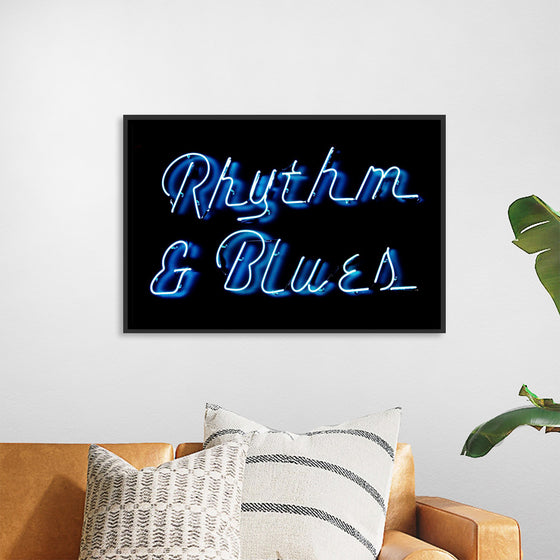 "Neon Rhythm & Blues Sign"