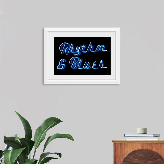 "Neon Rhythm & Blues Sign"