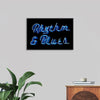 "Neon Rhythm & Blues Sign"