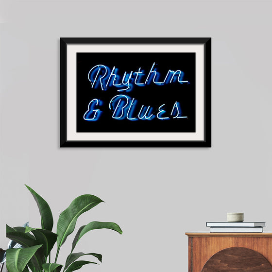 "Neon Rhythm & Blues Sign"