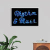 "Neon Rhythm & Blues Sign"