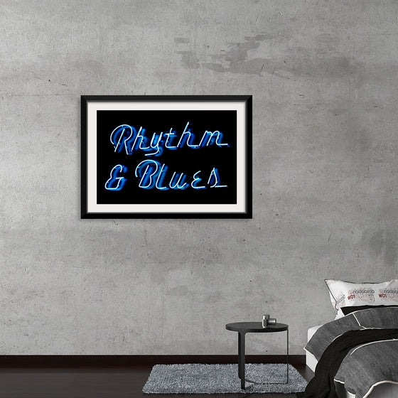 "Neon Rhythm & Blues Sign"