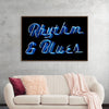 "Neon Rhythm & Blues Sign"