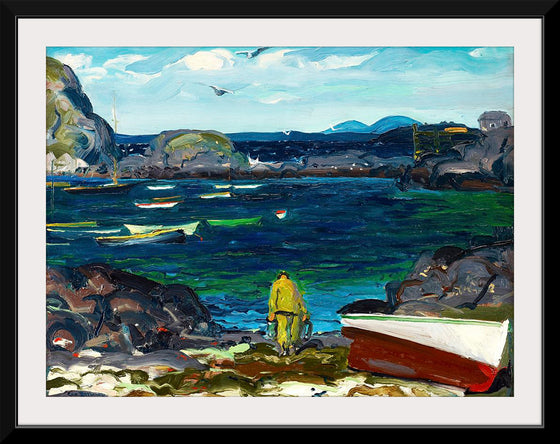 "The Harbor, Monhegan Coast, Maine (1913)", George Wesley Bellows
