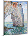 "The Manneporte near Étretat", Claude Monet