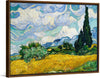 "Wheat Field with Cypresses", Vincent van Gogh