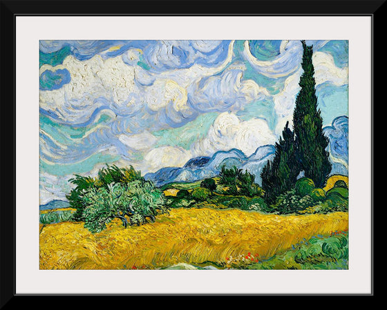 "Wheat Field with Cypresses", Vincent van Gogh