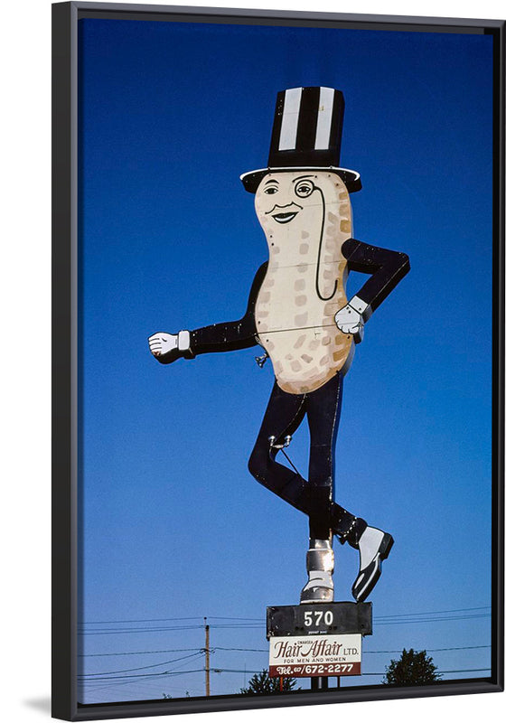 "Mr. Peanut sign, Swansea, Massachusetts (1984)", John Margolies