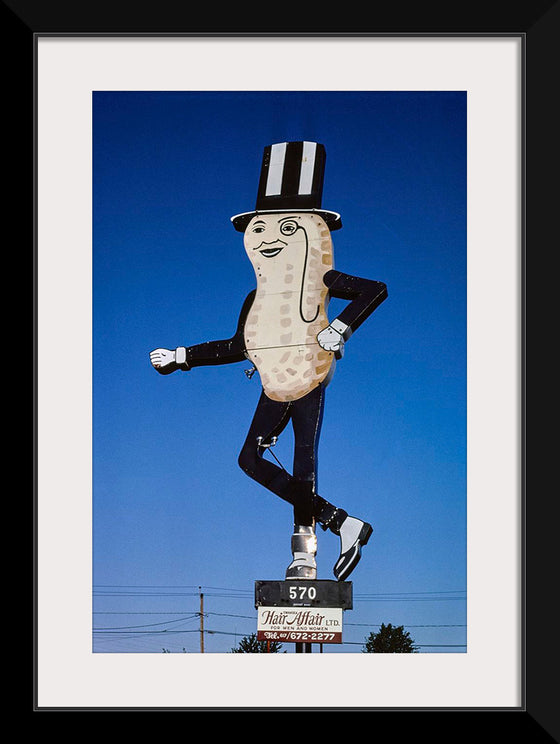 "Mr. Peanut sign, Swansea, Massachusetts (1984)", John Margolies