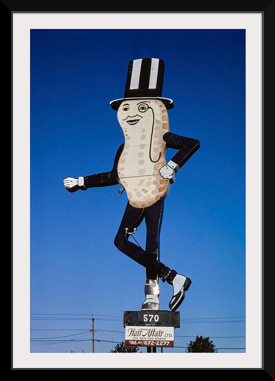 "Mr. Peanut sign, Swansea, Massachusetts (1984)", John Margolies