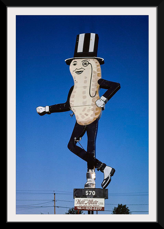 "Mr. Peanut sign, Swansea, Massachusetts (1984)", John Margolies