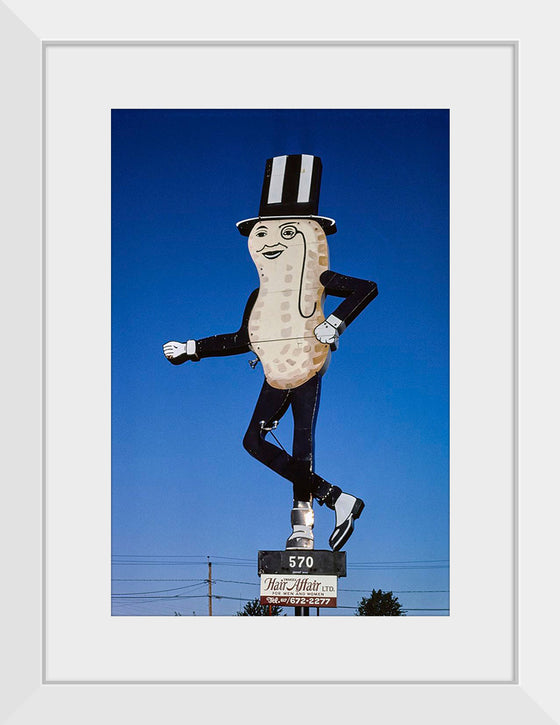 "Mr. Peanut sign, Swansea, Massachusetts (1984)", John Margolies