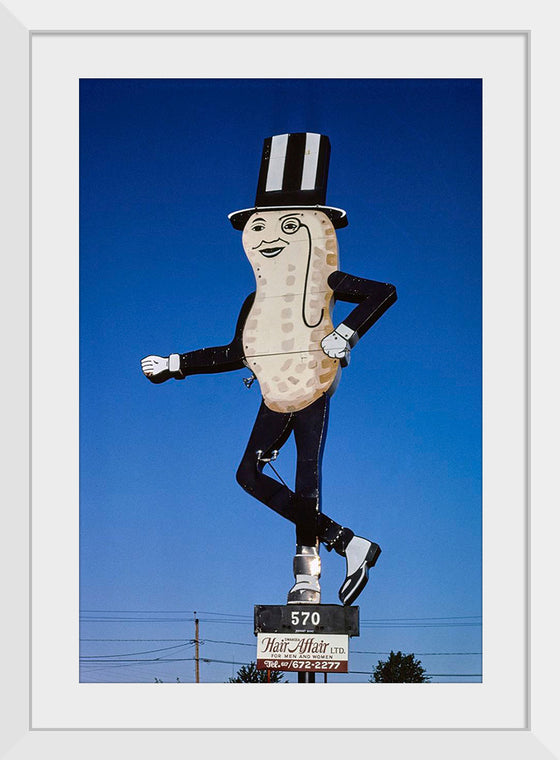 "Mr. Peanut sign, Swansea, Massachusetts (1984)", John Margolies