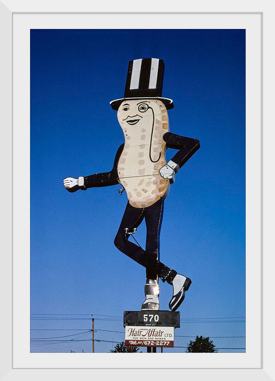 "Mr. Peanut sign, Swansea, Massachusetts (1984)", John Margolies