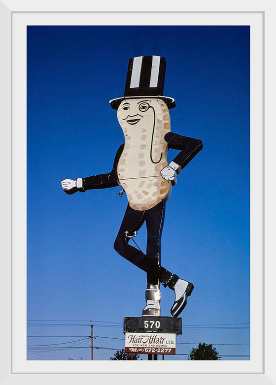 "Mr. Peanut sign, Swansea, Massachusetts (1984)", John Margolies