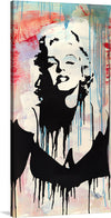 The “Portrait of Marilyn Monroe (2012)” print is a stunning masterpiece that blends classic elegance with contemporary artistry. The abstract rendition of the iconic actress captures her timeless beauty and enigmatic charm, enveloped in a dance of colors that is as vibrant and dynamic as her legendary life. 