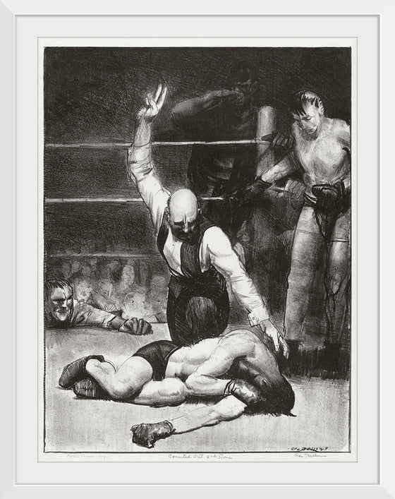 "Counted Out, Second Stone (1921)", George Wesley Bellows