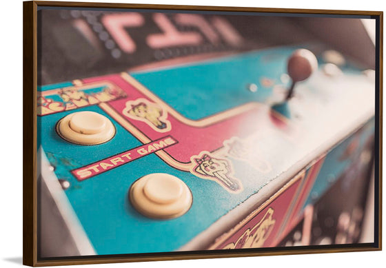 "Close Up of Ms. Pacman Arcade Cabinet"